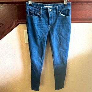Levi’s 711 Skinny Denim Classic Blue Women's Size 25 Casual Jeans Pants Used